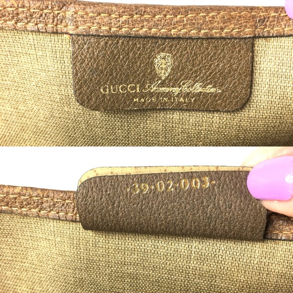 Gucci authentic brown monogram coated canvas tote bag - Picture 12 of 15